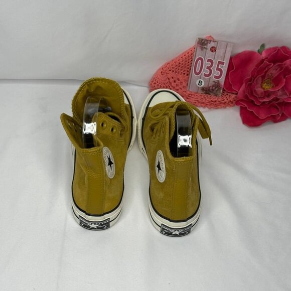 Converse Chuck Taylor Star 70 Suede Sandy Taupe Brown High Top Sneakers Size 5 - Picture 4 of 12